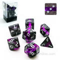 Bescon Mineral Rocks Gem Vines Polyhedral D&D Dice Set من 7 ، لعبة RPG لعب لعبة Dice 7pcs مجموعة